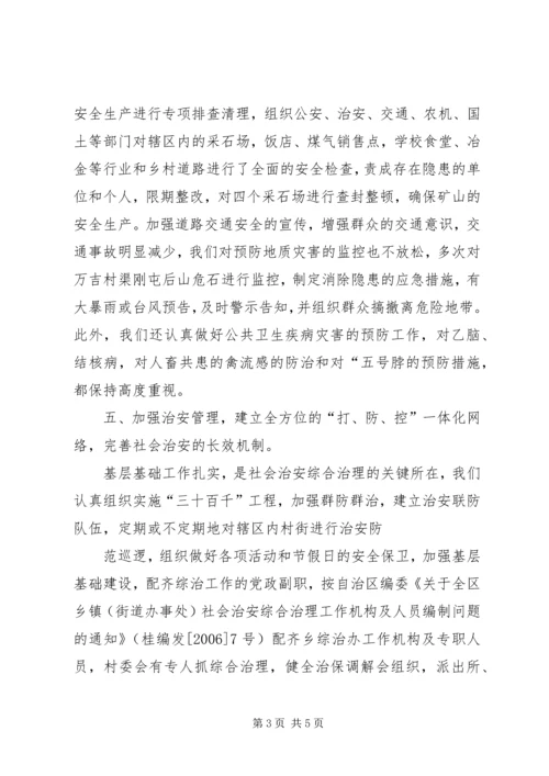 乡镇社会治安综合治理度年度工作总结总结.docx