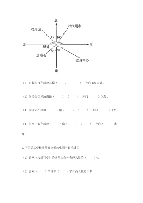 2022六年级上册数学期末测试卷附答案【达标题】.docx