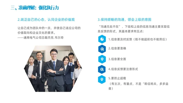 蓝色简约商务实拍风领导力与执行力企业管理员工培训PPT