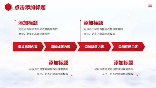 红色高端公司介绍企业宣传商业计划书产品介绍推广合作品牌介绍PPT模板