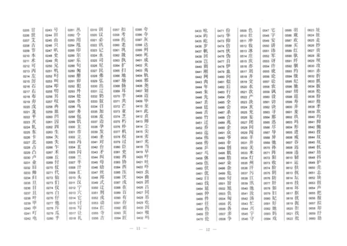 通用规范汉字表一级字表.docx