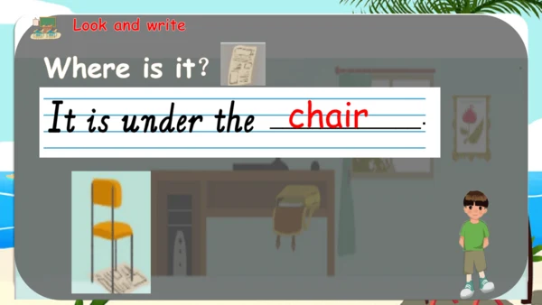 Unit 1 My classroom-Part B Read and write（课件）-2024
