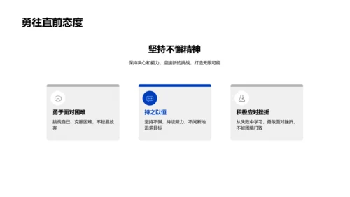 初中新学期导向PPT模板