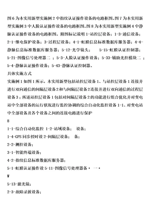 基于生物特征身份认证的变电站综合自动化监控系统的制作方法