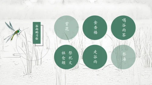 二十四节气谷雨通用PPT模板