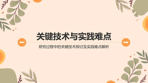 橙色小清新论文答辩PPT模板