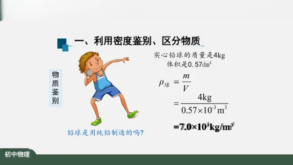 人教版 初中物理 八年级上册 第六章 质量和密度 6.4 密度与社会生活 课件（共35张PPT）