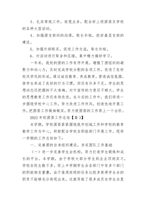 2022年校团委工作总结范文.docx