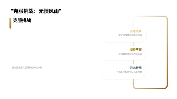 目标之路，实现理想