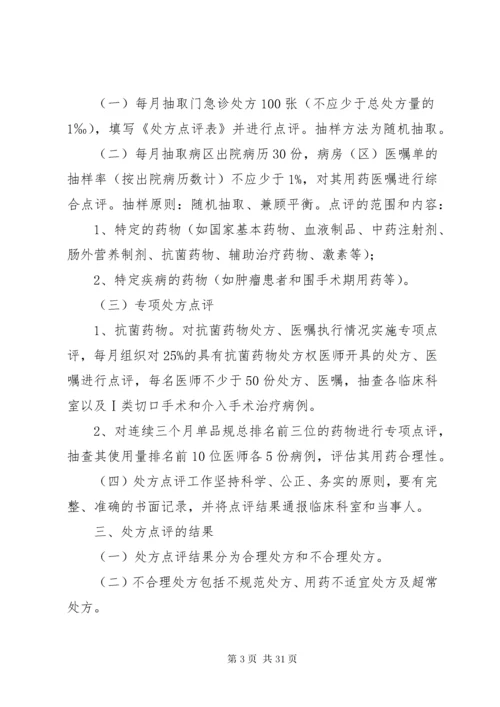 医院处方点评管理办法.docx