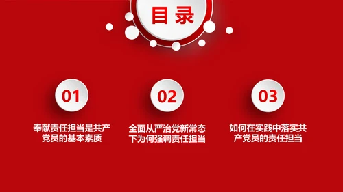 讲奉献有作为做合格共产党员党课党员培训PPT模板