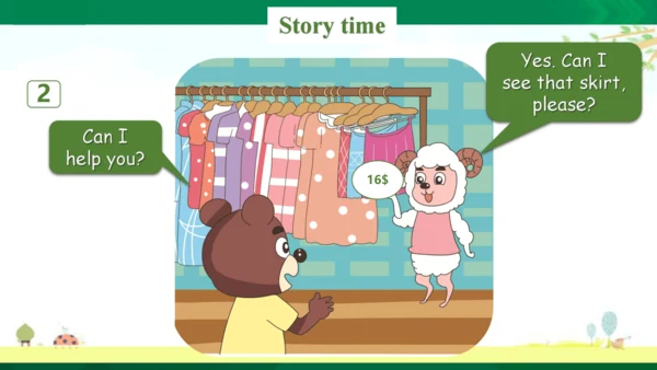 Unit 6 Shopping  Part C  Story time 课件