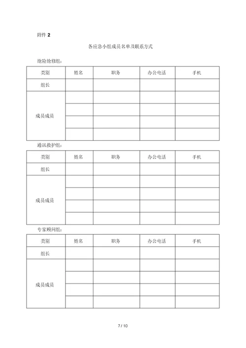 现场处置方案通用模板