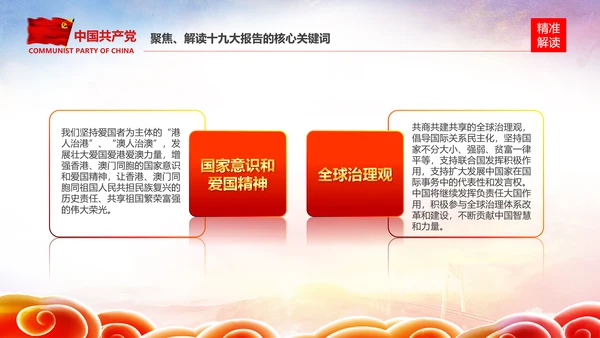 学习贯彻落实十九大报告精神PPT模板课件