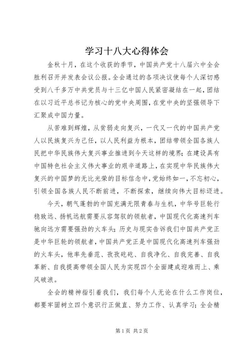 学习十八大心得体会 (28).docx