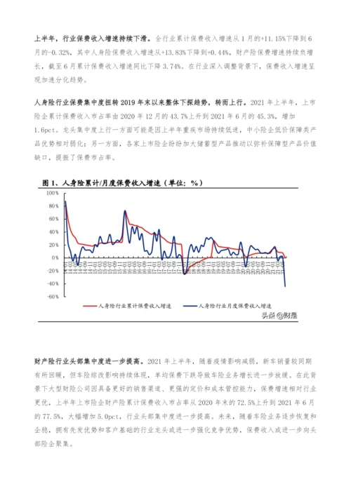 保险行业中报综述-渠道改革初见端倪-投资将成胜负关键.docx
