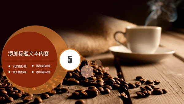 精美咖啡产品介绍下午茶咖啡厅PPT模版