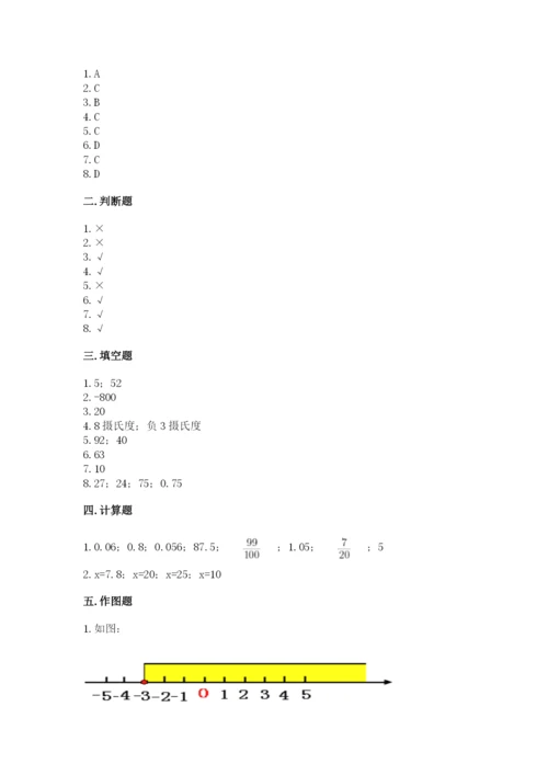 冀教版小升初数学模拟试卷精品【黄金题型】.docx