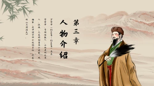 古典名著《三国演义》导读通用PPT模板