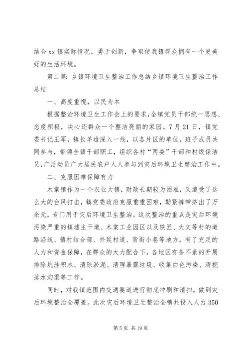 乡镇环境卫生经验总结.docx