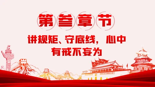 严守政治规矩敢于担当作为坚定理想信念党课党建PPT