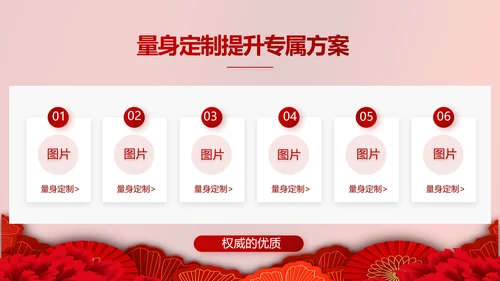 红色喜庆中国传统婚礼文化动态PPT模板