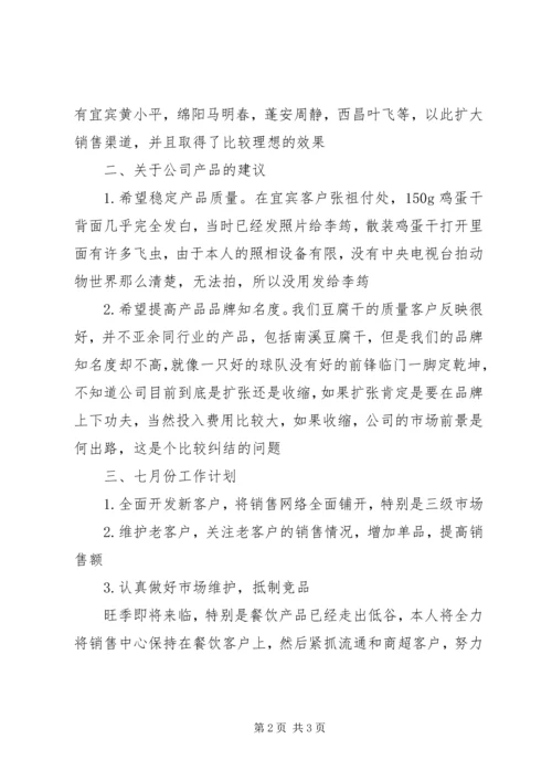 月工作总结及计划.docx