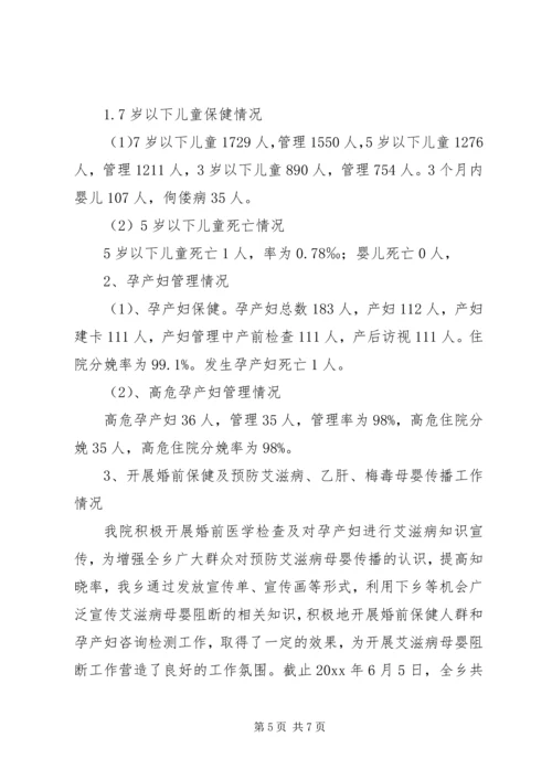 基层卫生院迎检工作汇报.docx