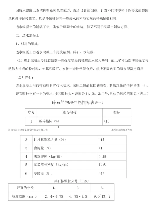 透水混凝土施工方案.docx