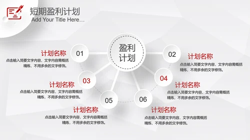 微立体2019商业计划书项目融资PPT模板