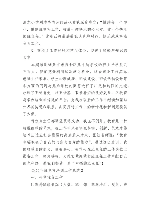 班主任培训工作总结.docx