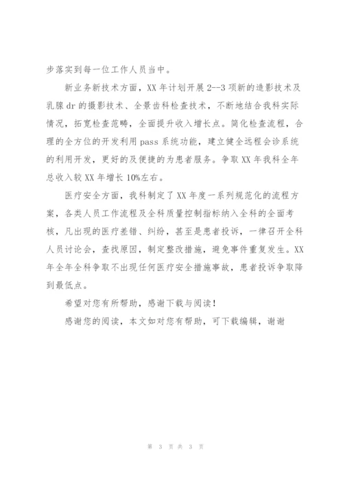 20XX年医院科室年度工作计划范文.docx
