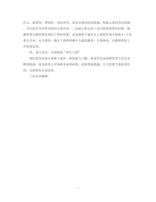 精编之工商局工作总结范文.docx