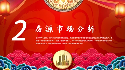 中国风开工大吉模板通用PPT模板