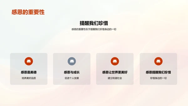 培养感恩意识PPT模板