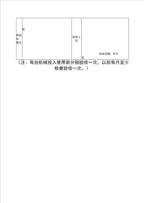 安全技术资料台帐12台帐