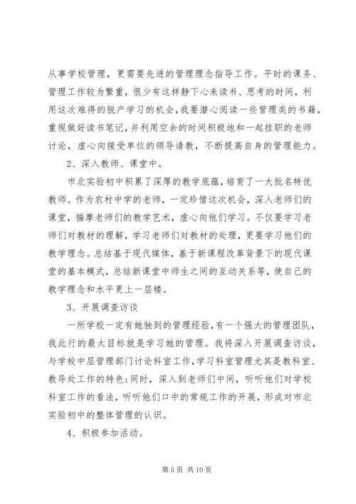 乡镇挂职干部工作计划.docx