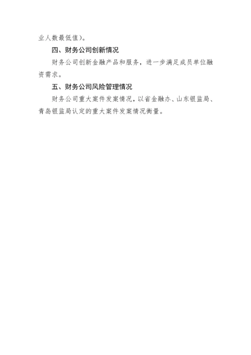 6财务公司绩效考核评价指标.docx