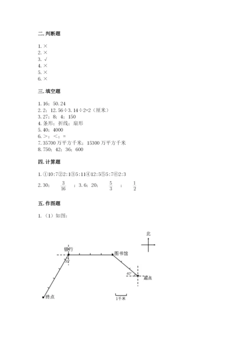 小学六年级数学上册期末考试卷精品（必刷）.docx