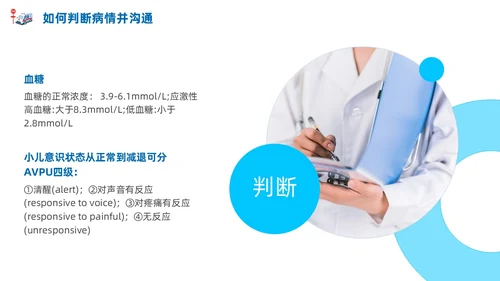 急诊科常见病商务蓝色风格PPT医疗护理