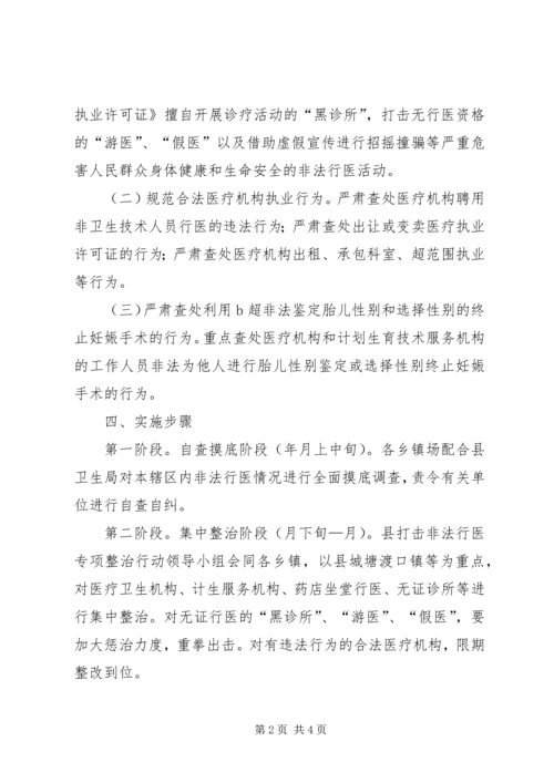 非法行医治理工作方案.docx