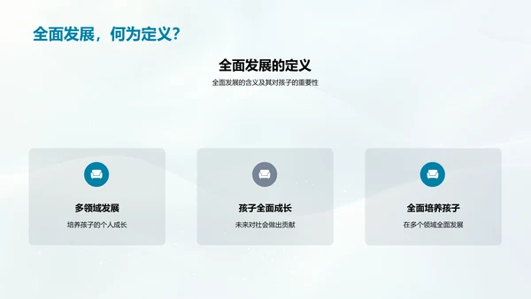 全面发展策略PPT模板