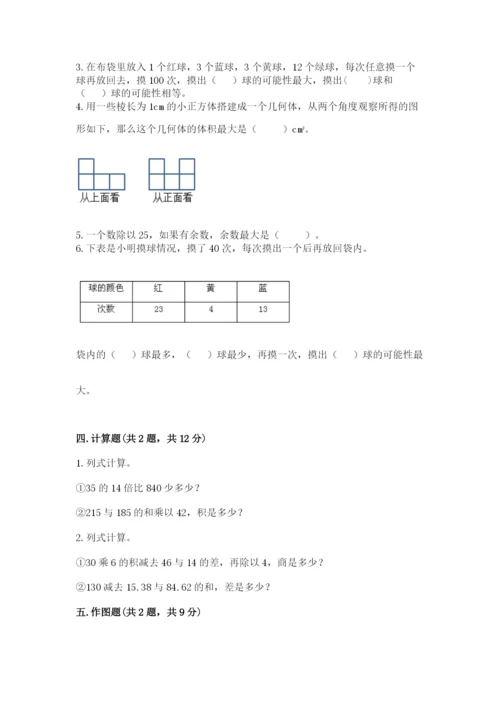 苏教版小学数学四年级上册期末卷精品【典型题】.docx