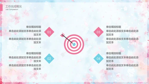 清新唯美文艺小花通用PPT模板