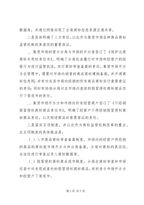 商标监管工作汇报.docx