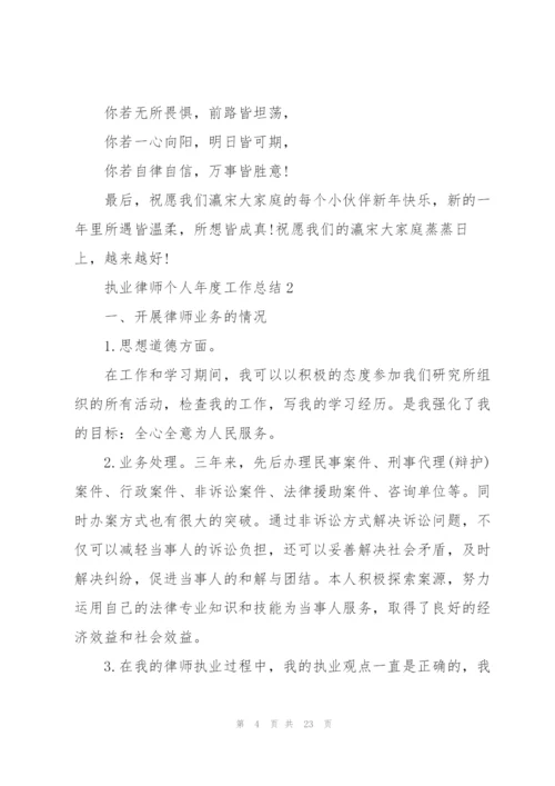 执业律师个人年度工作总结.docx