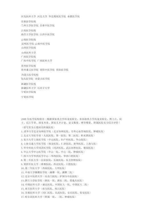 考研院校及排名.docx