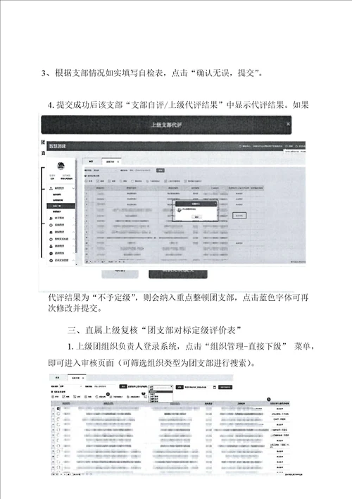 “智慧团建系统团总支部“对标定级功能操作指引