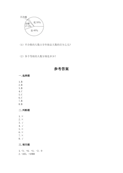 沪教版小学六年级下册数学期末综合素养测试卷（各地真题）.docx