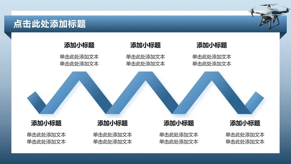 蓝色商务风低空经济商业计划书PPT模板